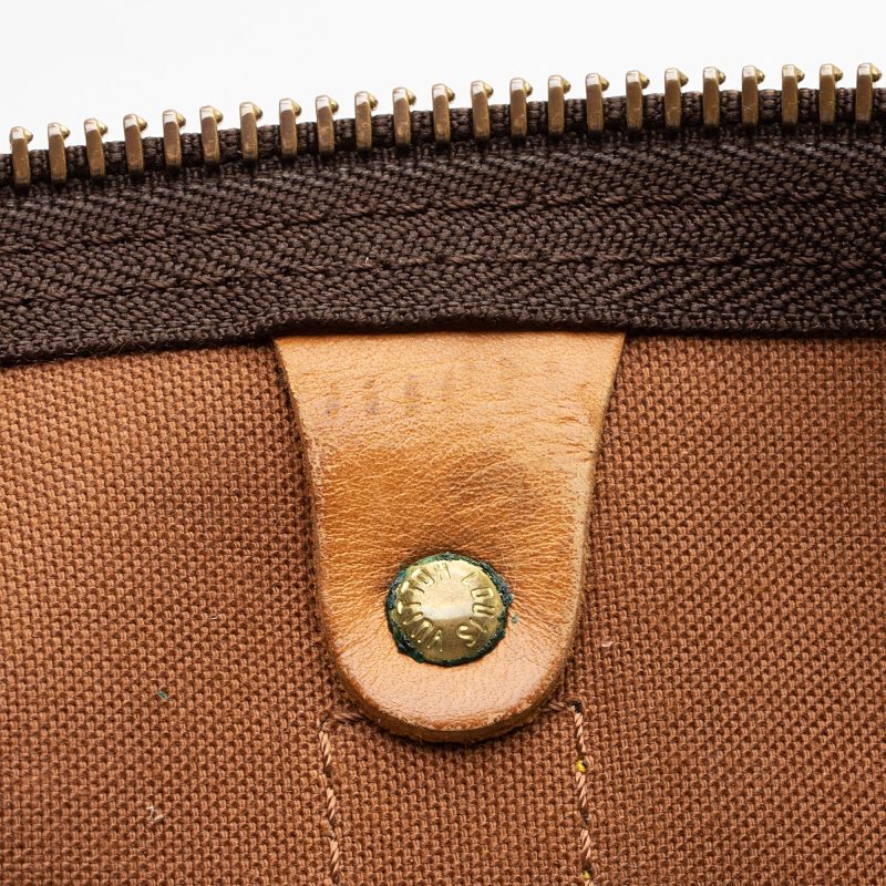 Louis Vuitton Vintage Monogram Canvas Keepall Bandouliere 60 Duffle Bag (SHF-3l2nxP) - Image 9