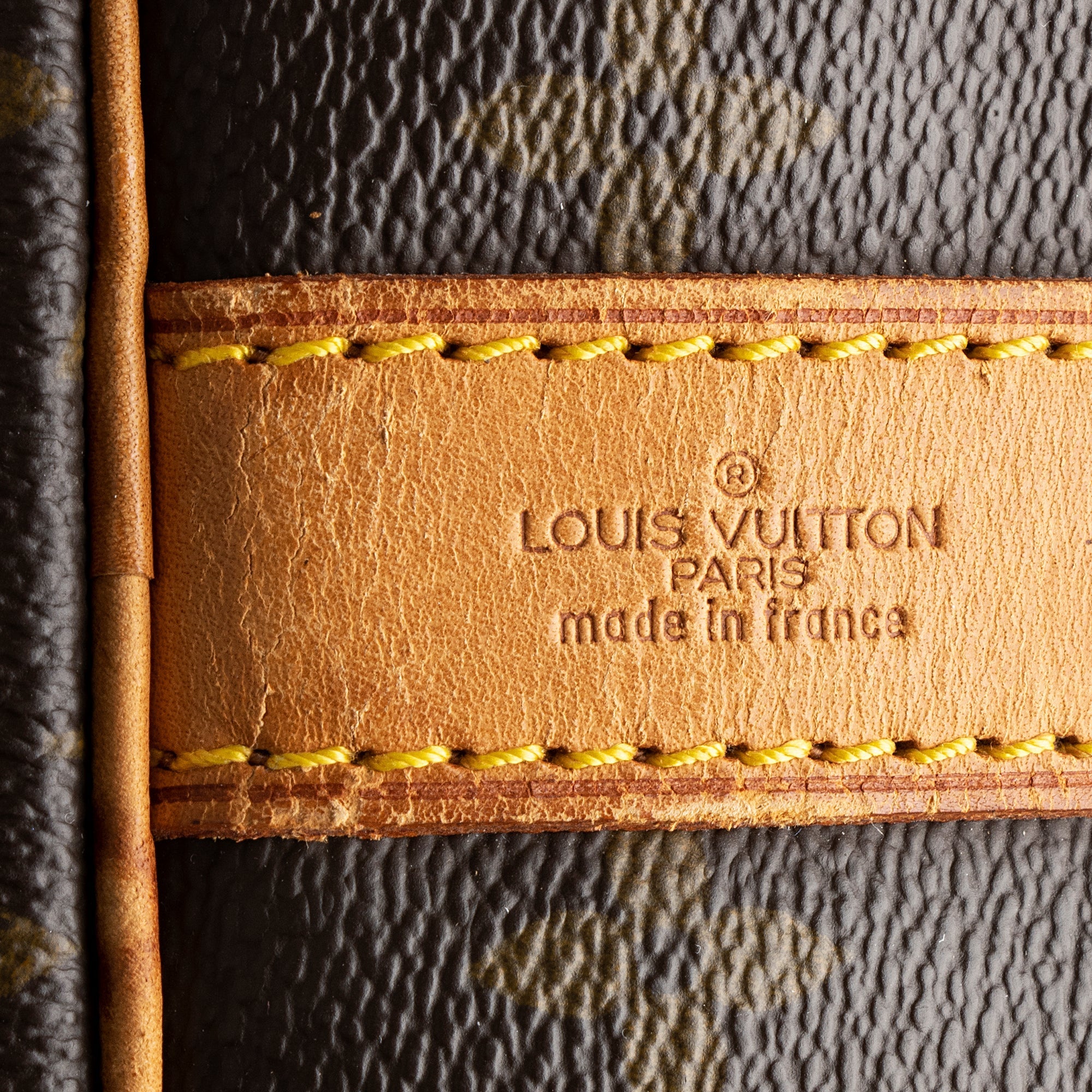 Louis Vuitton Vintage Monogram Canvas Keepall Bandouliere 60 Duffle Bag (SHF-3l2nxP) - Image 7