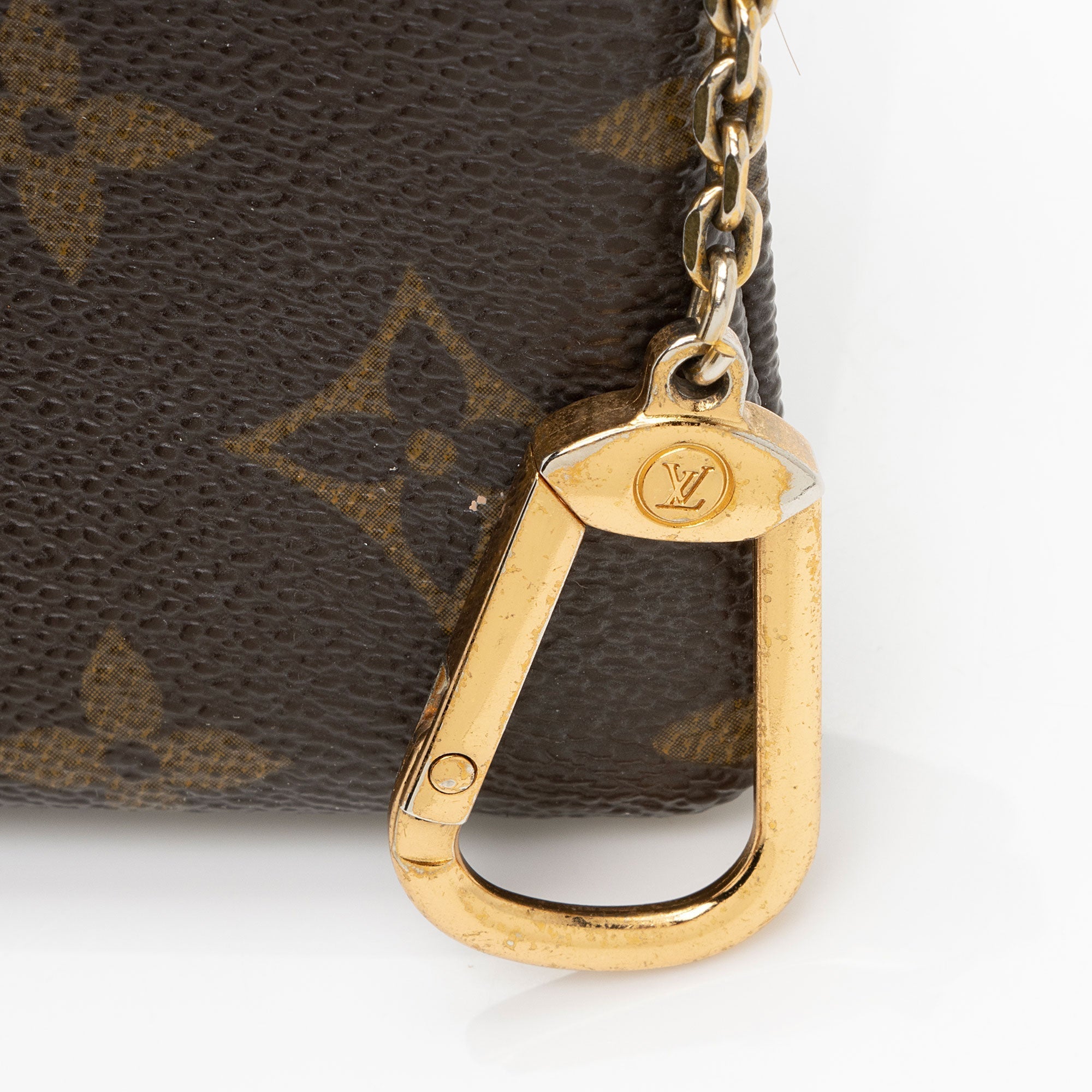 Louis Vuitton Vintage Monogram Canvas Key Pouch (SHF-to6iDK) - Image 9