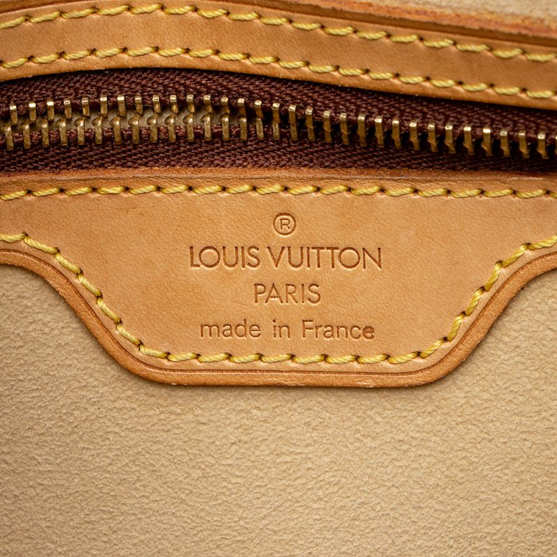 Louis Vuitton Vintage Monogram Canvas Looping MM Shoulder Bag (SHF-19415) - Image 7