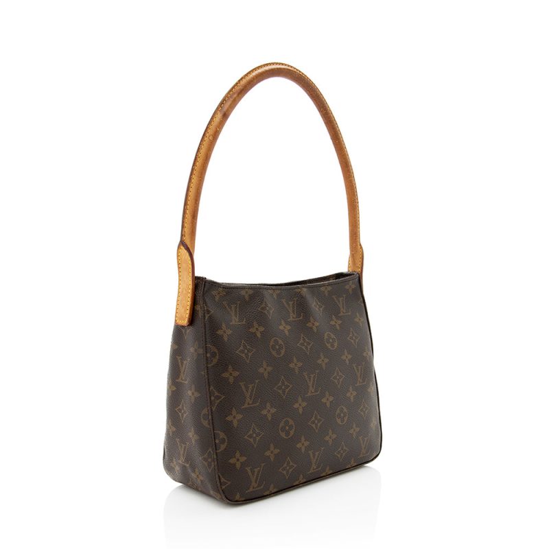 Louis Vuitton Vintage Monogram Canvas Looping MM Shoulder Bag (SHF-19415)