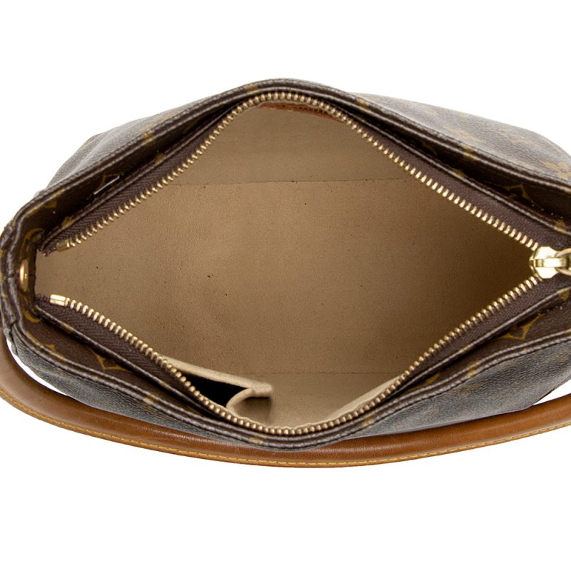 Louis Vuitton Vintage Monogram Canvas Looping MM Shoulder Bag (SHF-21431) - Image 6