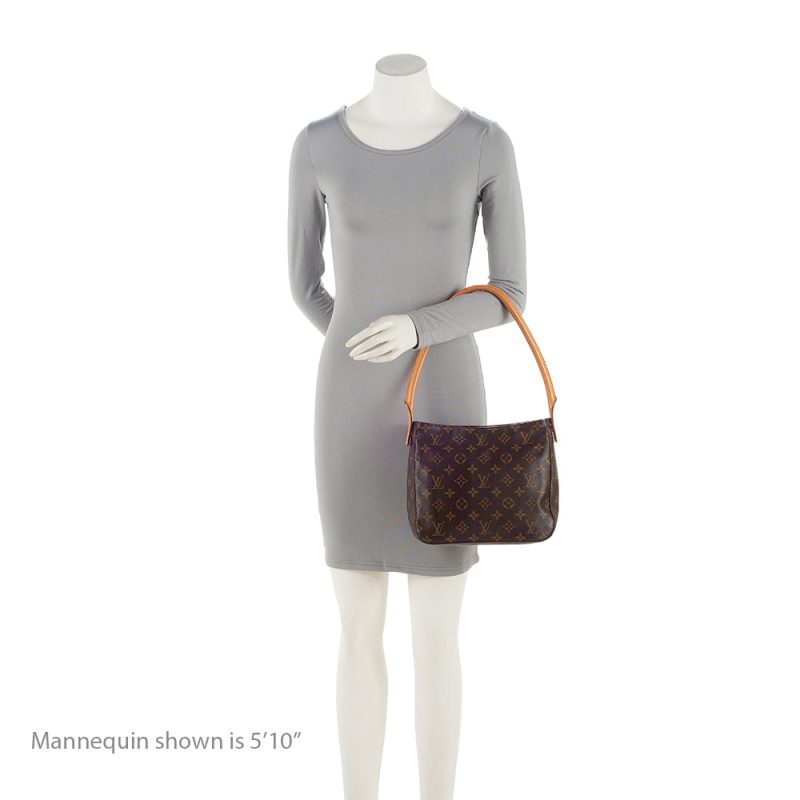Louis Vuitton Vintage Monogram Canvas Looping MM Shoulder Bag (SHF-21431) - Image 4