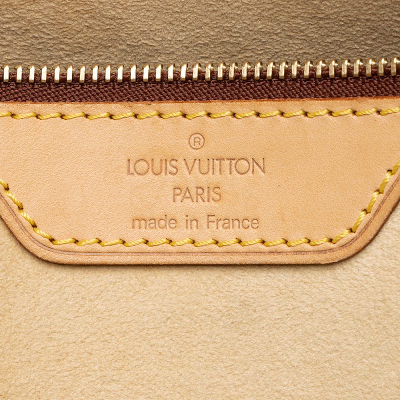 Louis Vuitton Vintage Monogram Canvas Luco Tote (SHF-20374) - Image 7