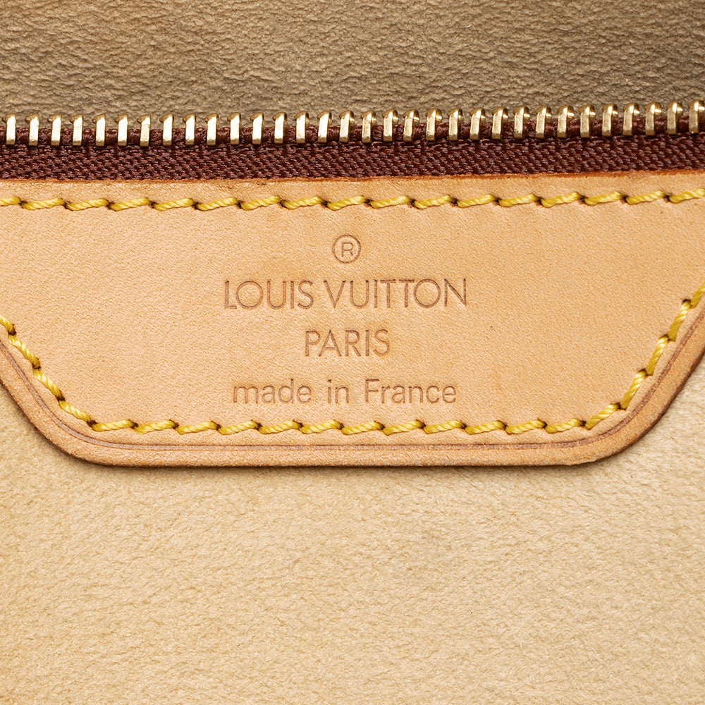 Louis Vuitton Vintage Monogram Canvas Luco Tote (SHF-20374) - Image 7