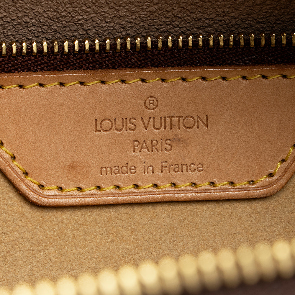 Louis Vuitton Vintage Monogram Canvas Luco Tote (SHF-20927) - Image 7