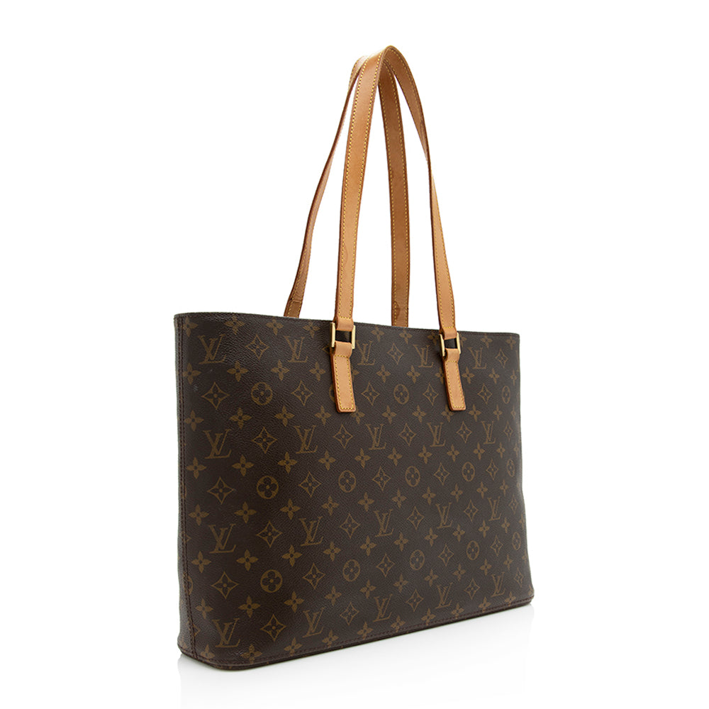Louis Vuitton Vintage Monogram Canvas Luco Tote (SHF-20927)