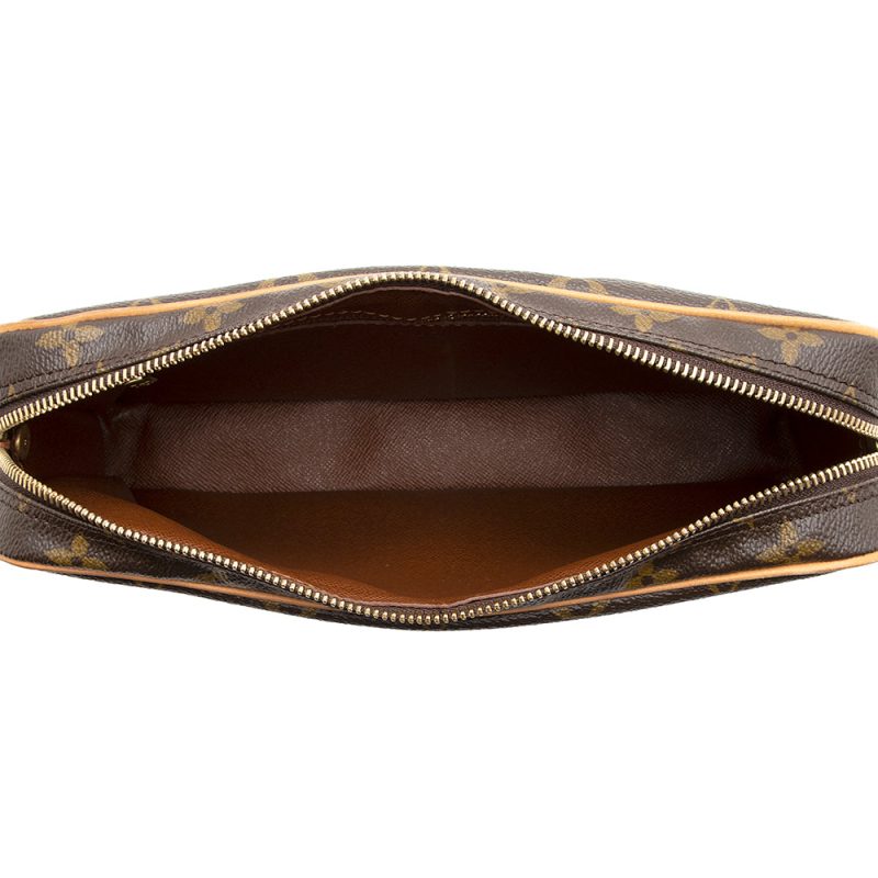 Louis Vuitton Vintage Monogram Canvas Marly Dragonne GM Clutch (SHF-21169) - Image 5