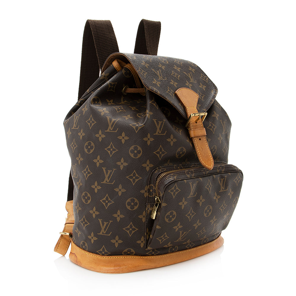 Louis Vuitton Vintage Monogram Canvas Montsouris GM Backpack (SHF-20600)