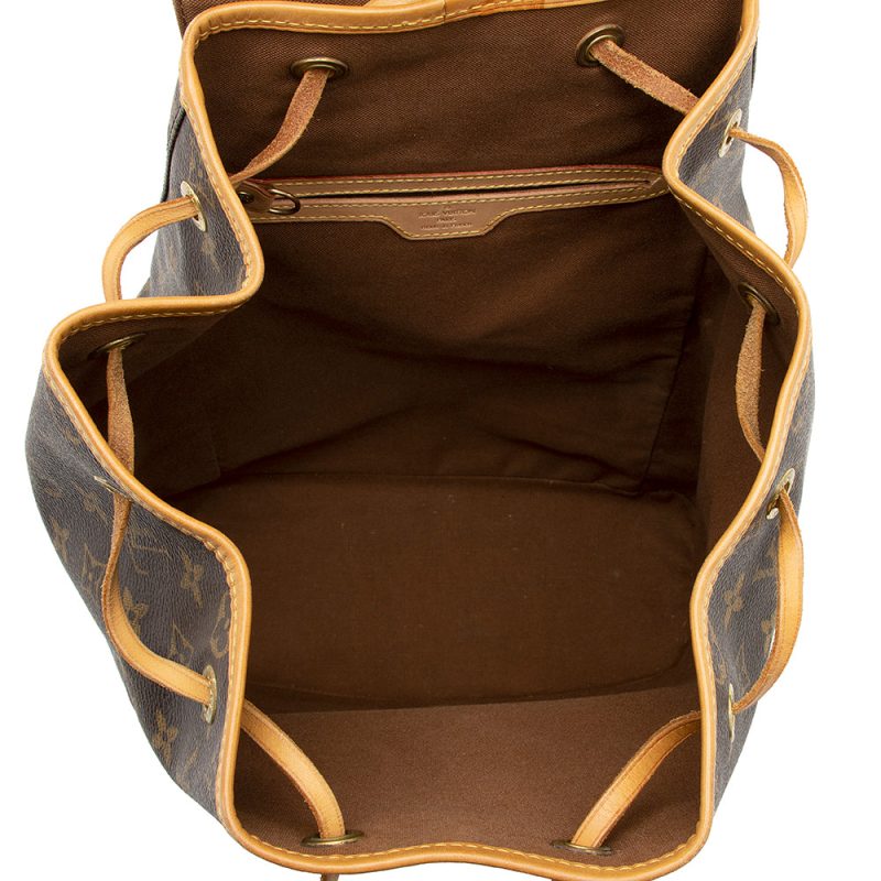 Louis Vuitton Vintage Monogram Canvas Montsouris GM Backpack (SHF-21389) - Image 6