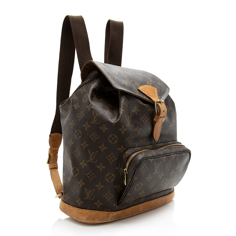 Louis Vuitton Vintage Monogram Canvas Montsouris GM Backpack (SHF-21700)