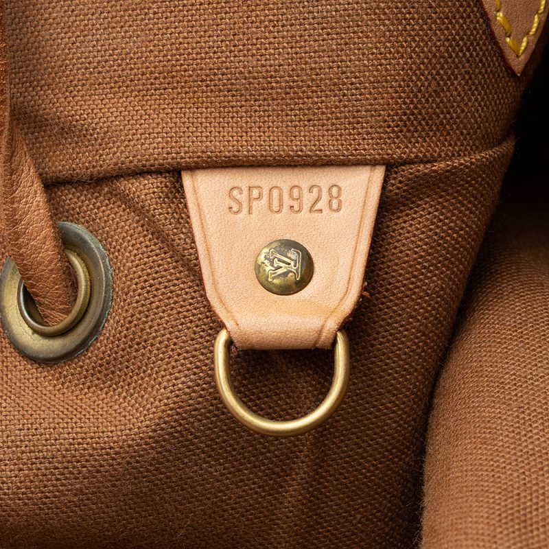 Louis Vuitton Vintage Monogram Canvas Montsouris MM Backpack (SHF-18882) - Image 5
