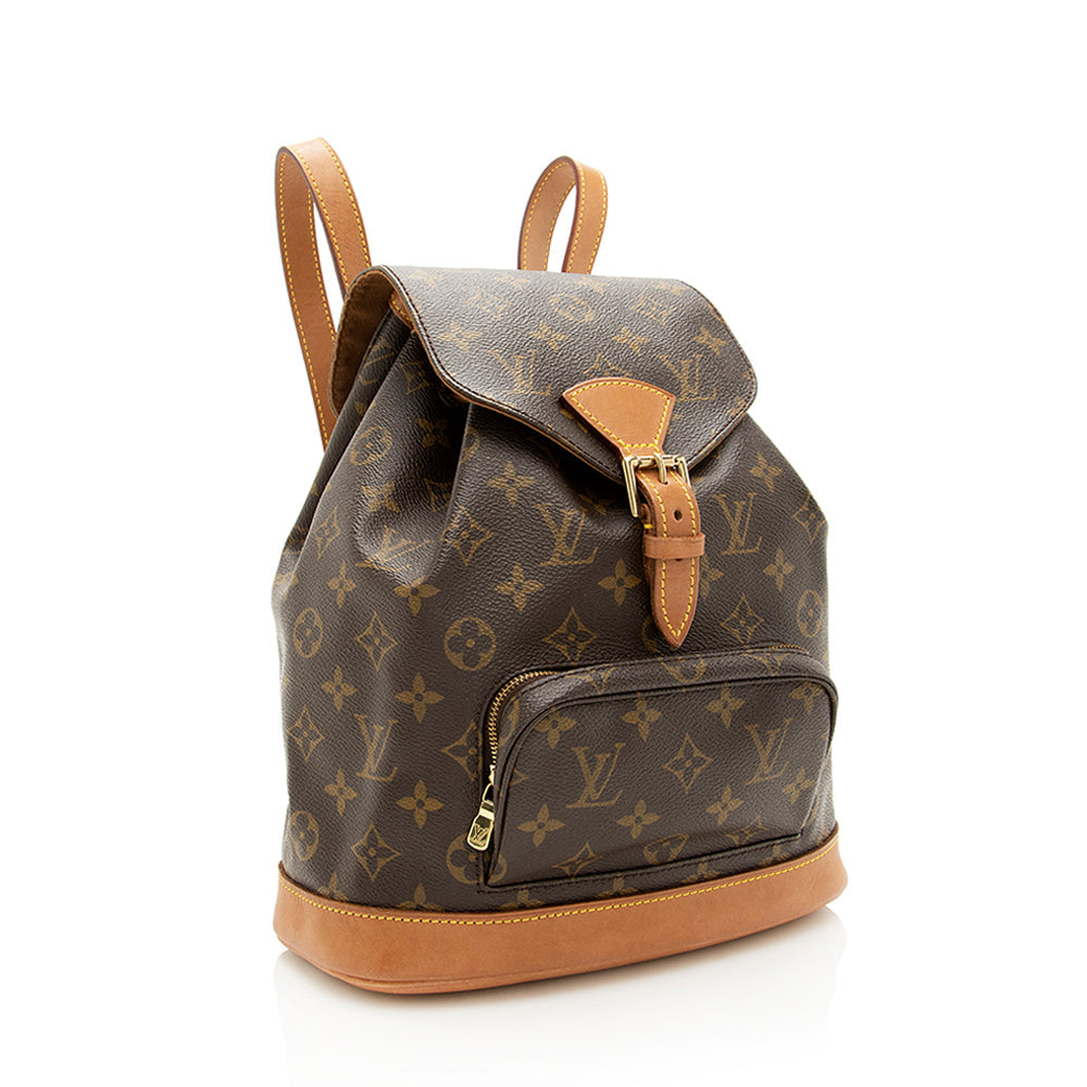 Louis Vuitton Vintage Monogram Canvas Montsouris MM Backpack (SHF-18882)