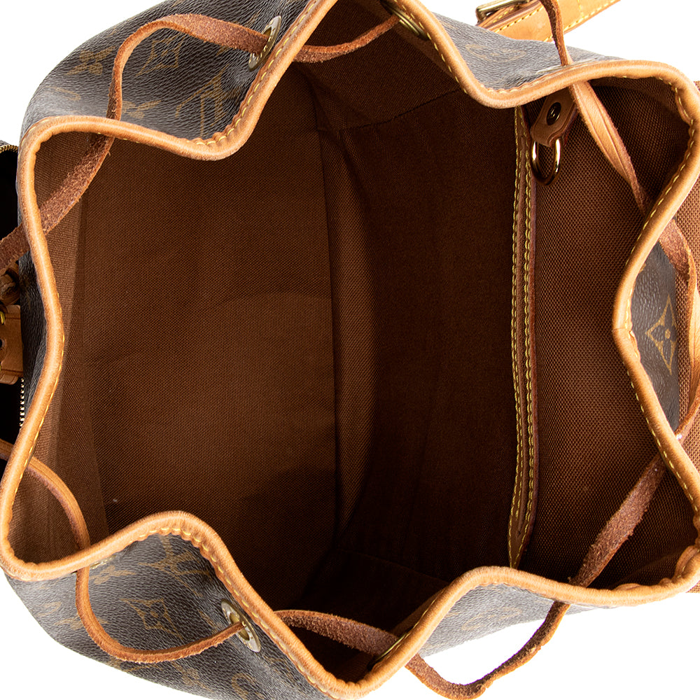 Louis Vuitton Vintage Monogram Canvas Montsouris MM Backpack (SHF-18913) - Image 6