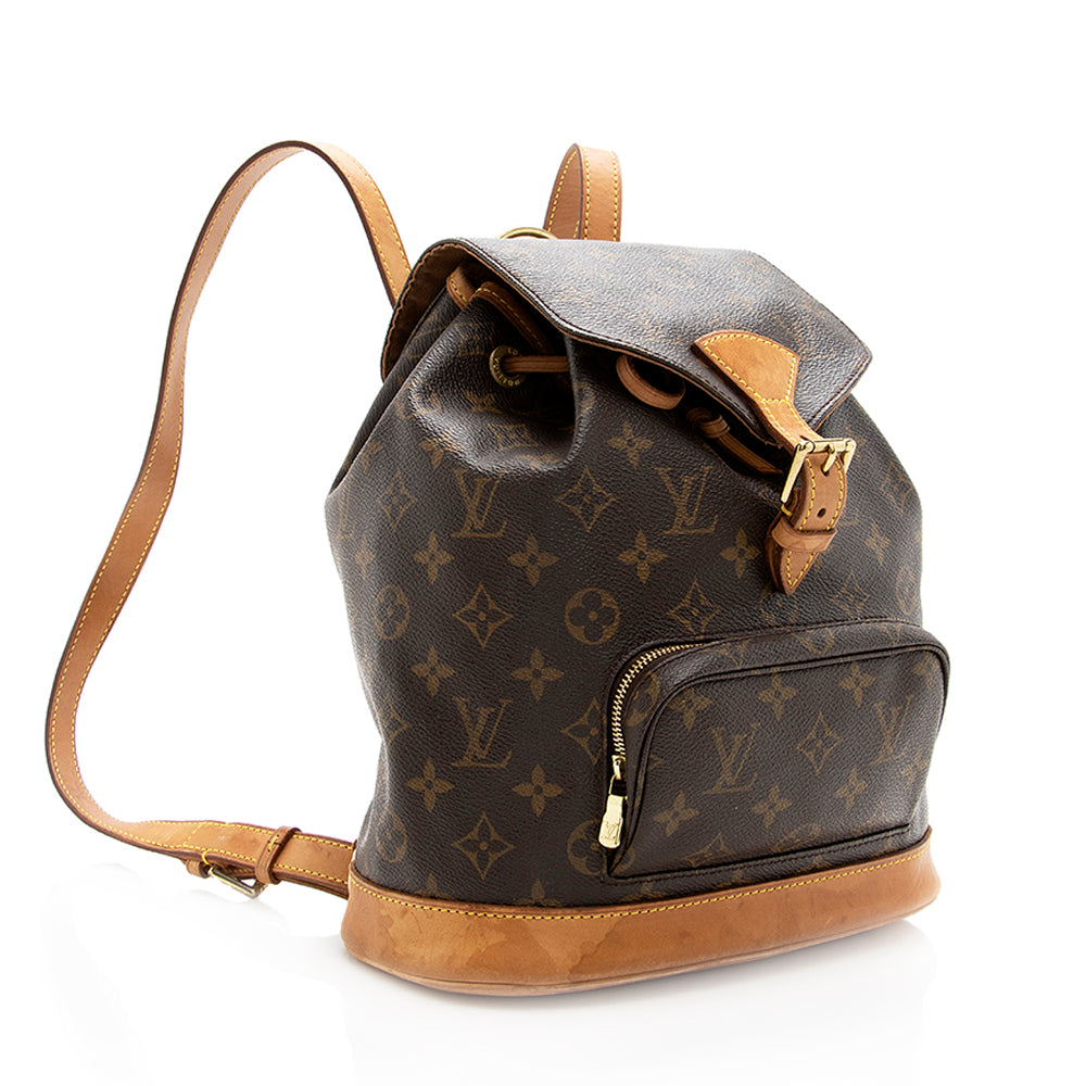 Louis Vuitton Vintage Monogram Canvas Montsouris MM Backpack (SHF-18913)