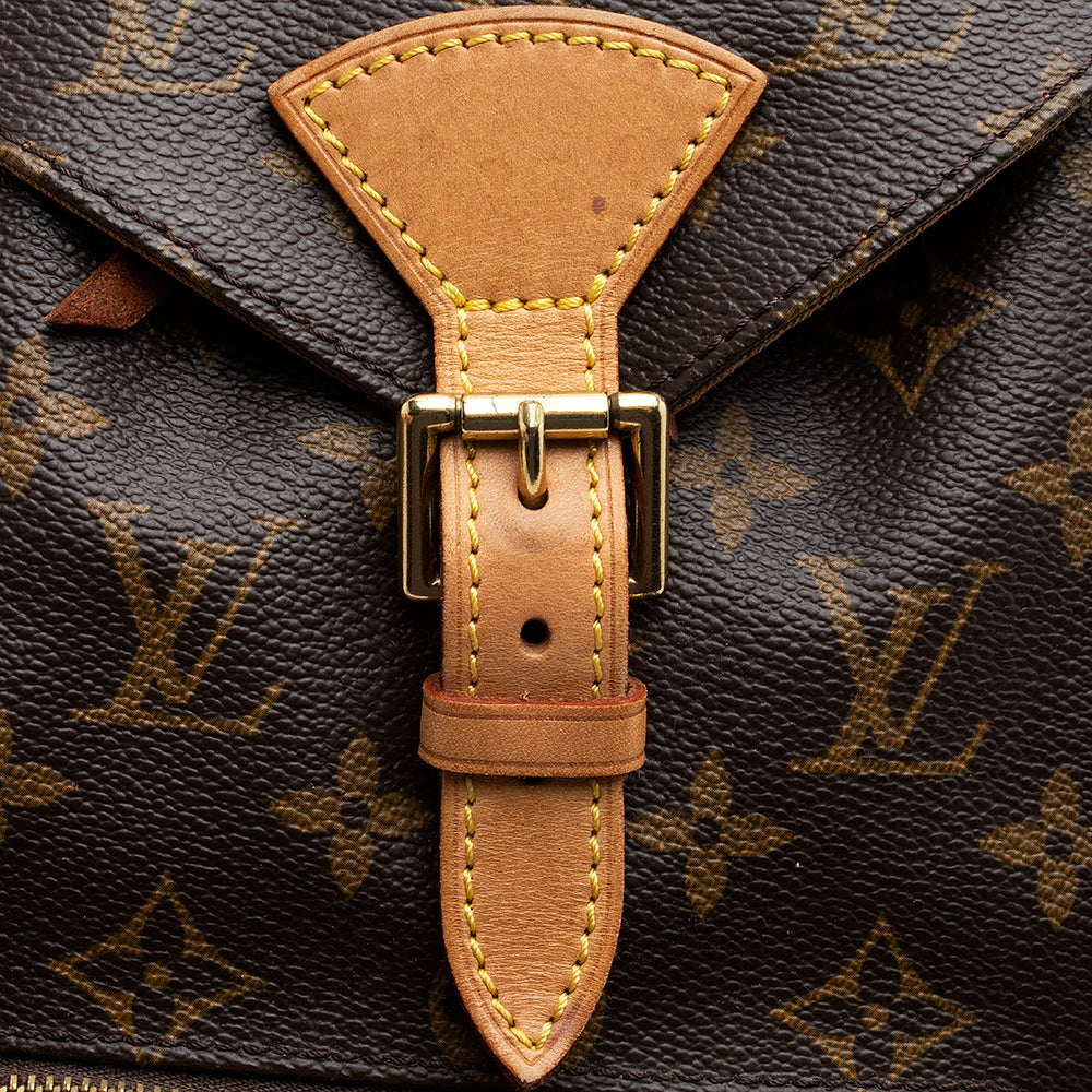 Louis Vuitton Vintage Monogram Canvas Montsouris MM Backpack (SHF-21304) - Image 8