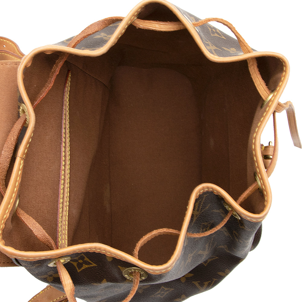 Louis Vuitton Vintage Monogram Canvas Montsouris MM Backpack (SHF-21304) - Image 6