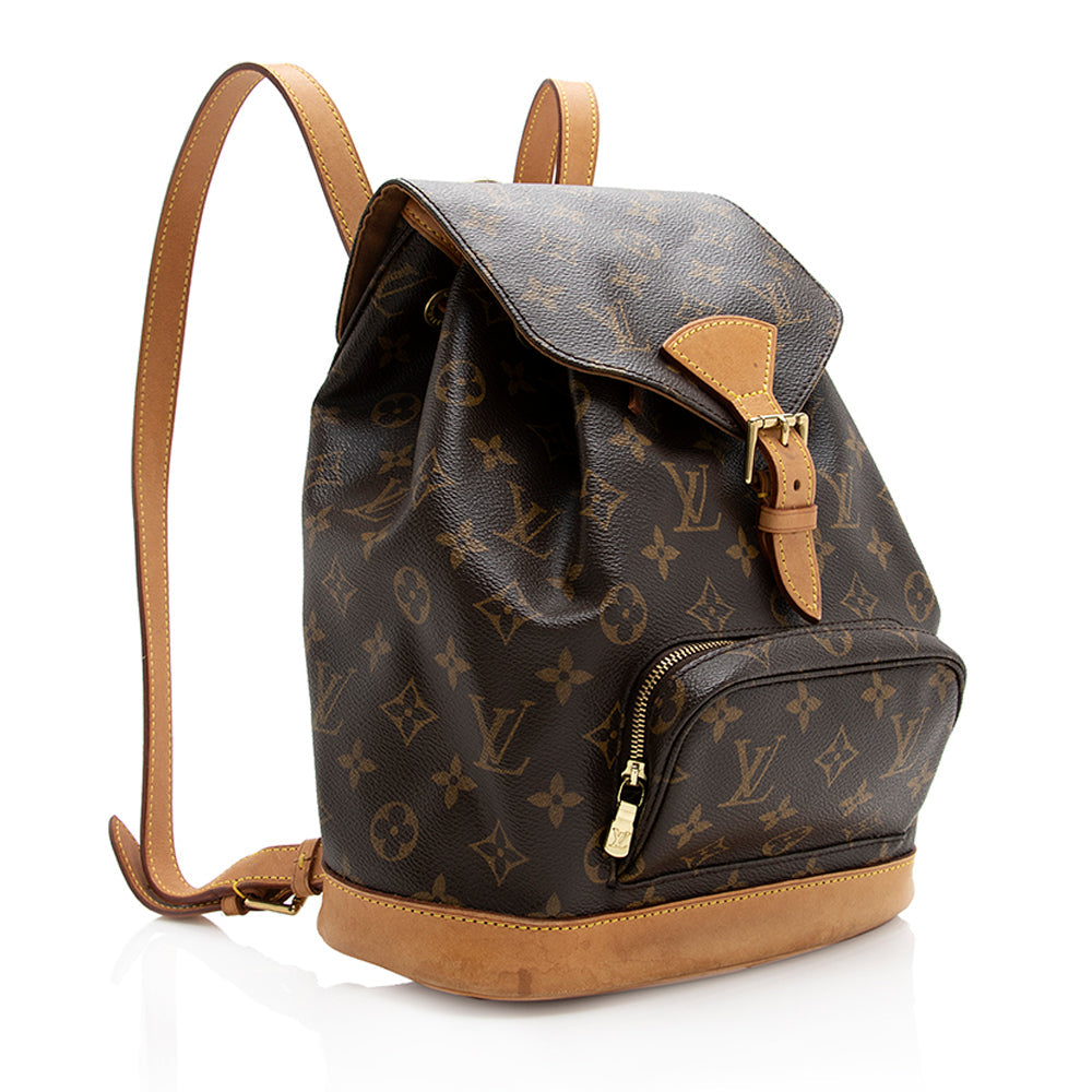 Louis Vuitton Vintage Monogram Canvas Montsouris MM Backpack (SHF-21304)