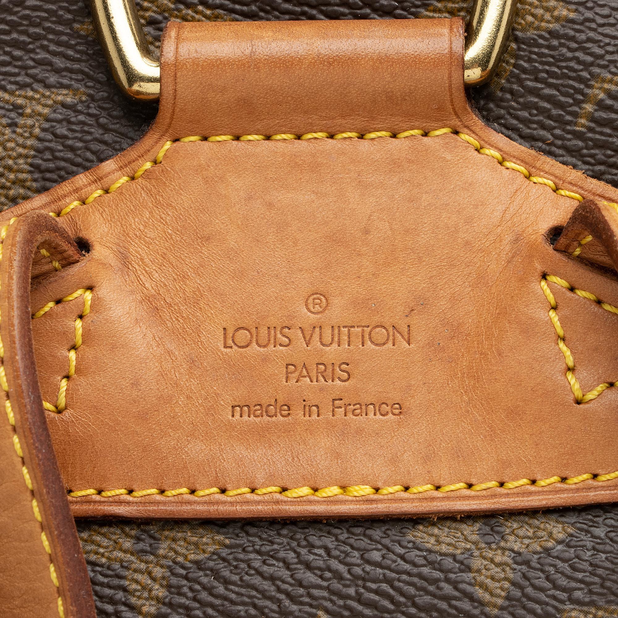 Louis Vuitton Vintage Monogram Canvas Montsouris MM Backpack (SHF-sThgs4) - Image 7