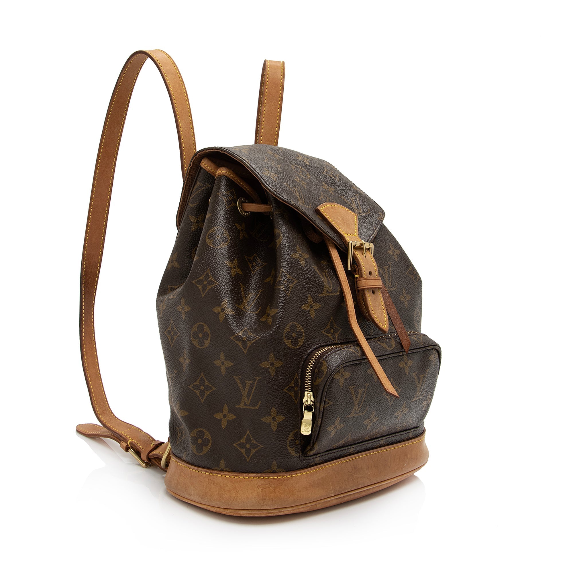 Louis Vuitton Vintage Monogram Canvas Montsouris MM Backpack (SHF-dgOb9Y) - Image 3