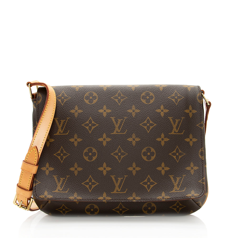 Louis Vuitton Vintage Monogram Canvas Musette Tango Shoulder Bag (SHF-187422) - Image 7