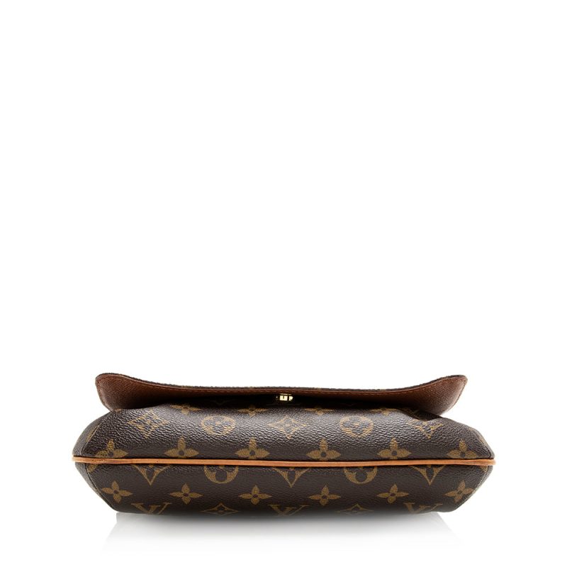 Louis Vuitton Vintage Monogram Canvas Musette Tango Shoulder Bag (SHF-20339) - Image 3