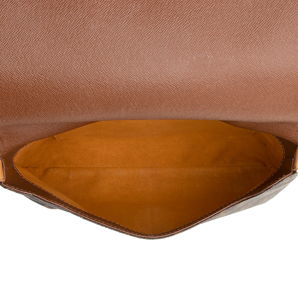 Louis Vuitton Vintage Monogram Canvas Musette Tango Shoulder Bag (SHF-20774) - Image 6