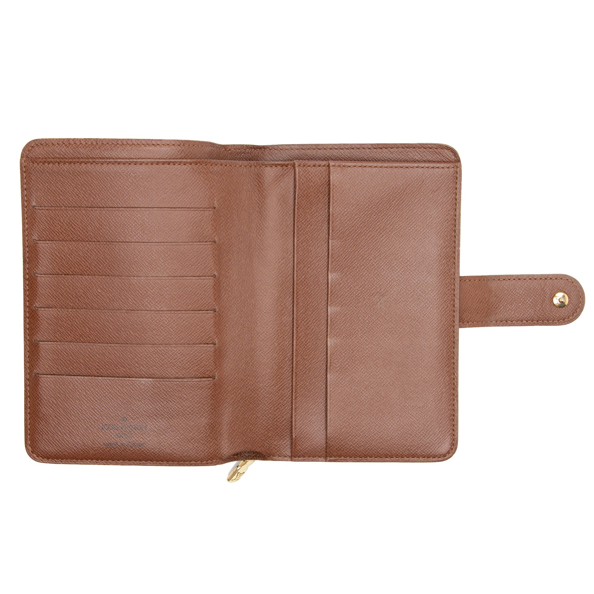 Louis Vuitton Vintage Monogram Canvas Porte Papier Zipper Wallet (SHF-Punscc) - Image 4
