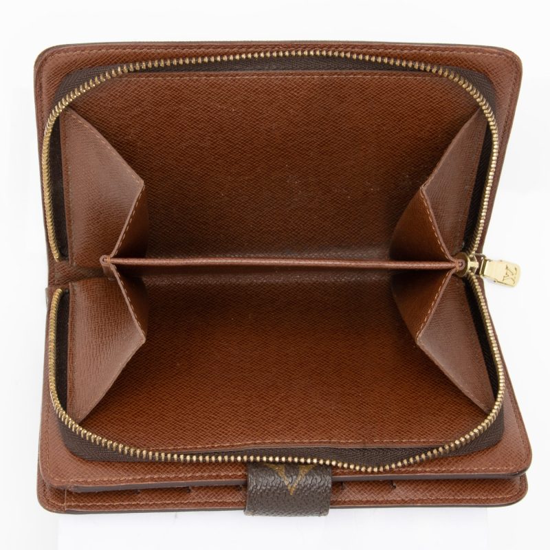 Louis Vuitton Vintage Monogram Canvas Porte Papier Zipper Wallet (SHF-Punscc) - Image 5