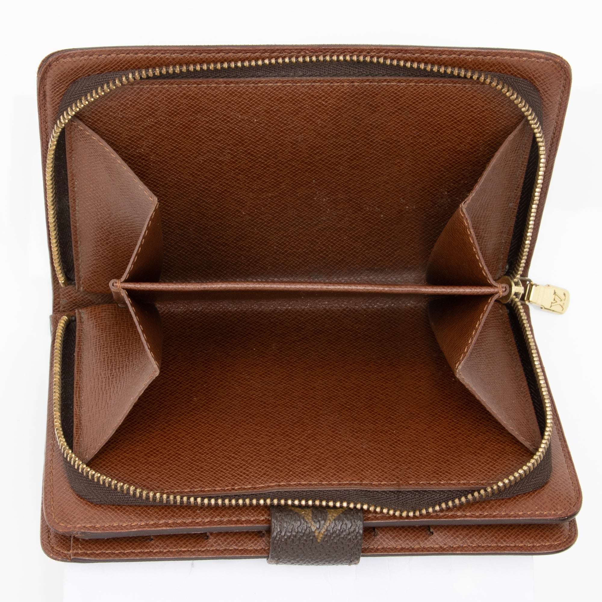Louis Vuitton Vintage Monogram Canvas Porte Papier Zipper Wallet (SHF-Punscc) - Image 5
