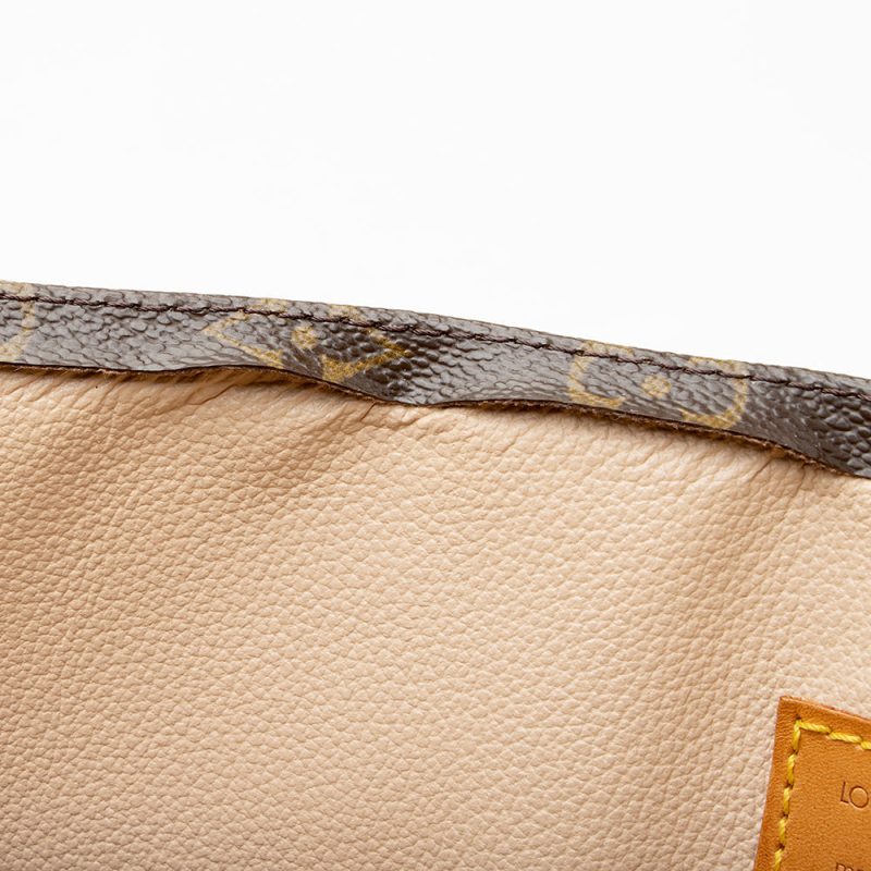 Louis Vuitton Vintage Monogram Canvas Sac Plat Tote (SHF-20209) - Image 8