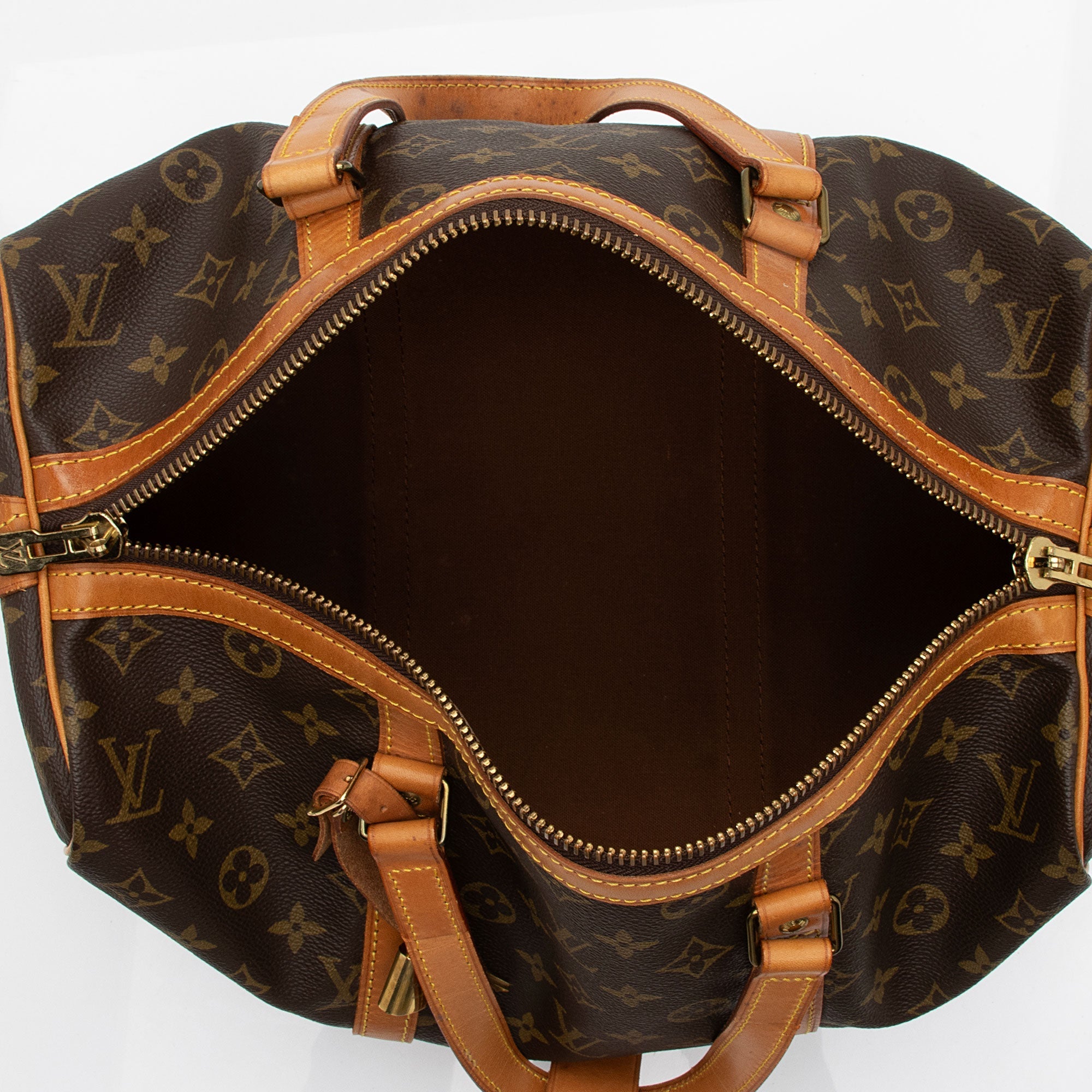 Louis Vuitton Vintage Monogram Canvas Sac Souple 35 Duffle Bag (SHF-z8boCz) - Image 6