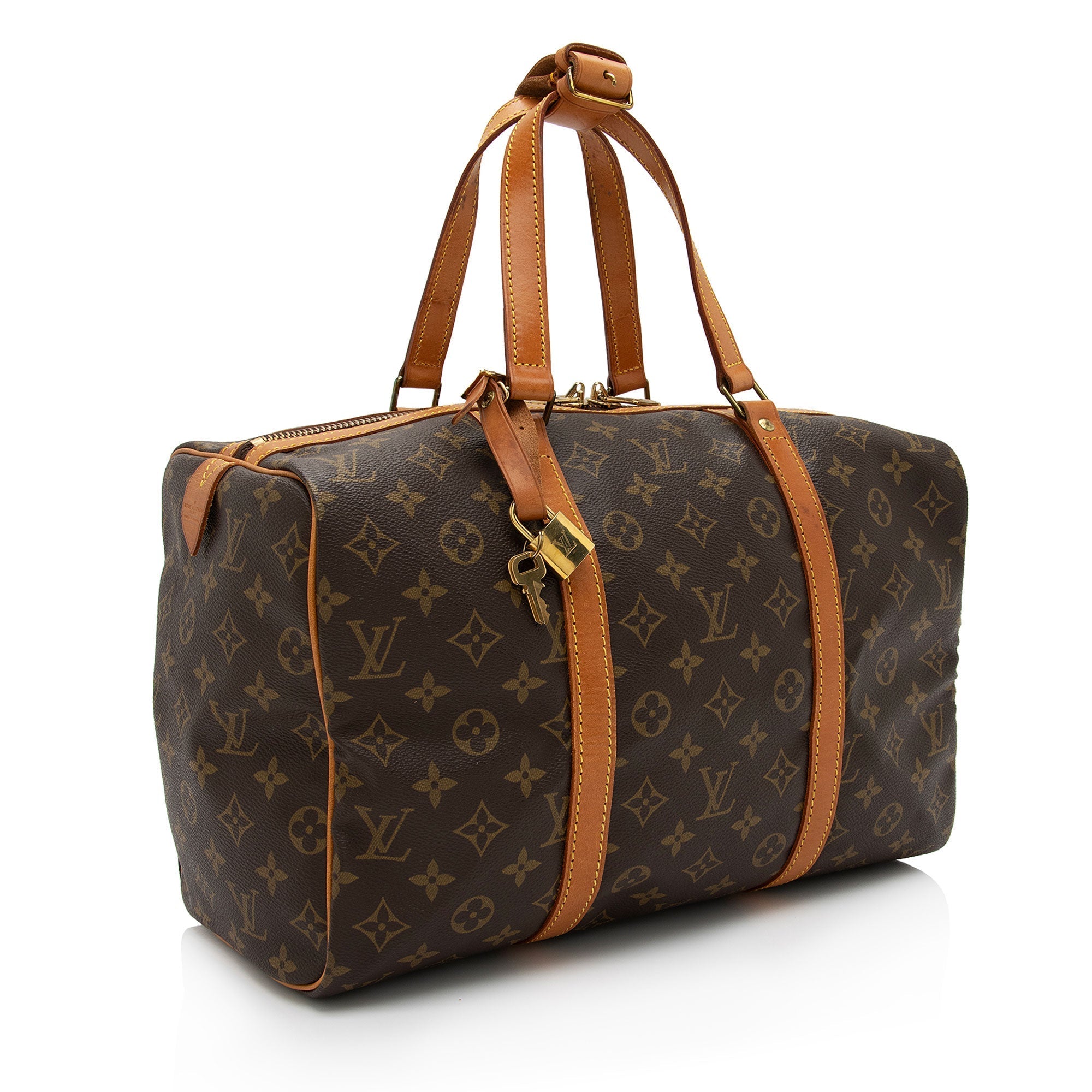 Louis Vuitton Vintage Monogram Canvas Sac Souple 35 Duffle Bag (SHF-z8boCz)