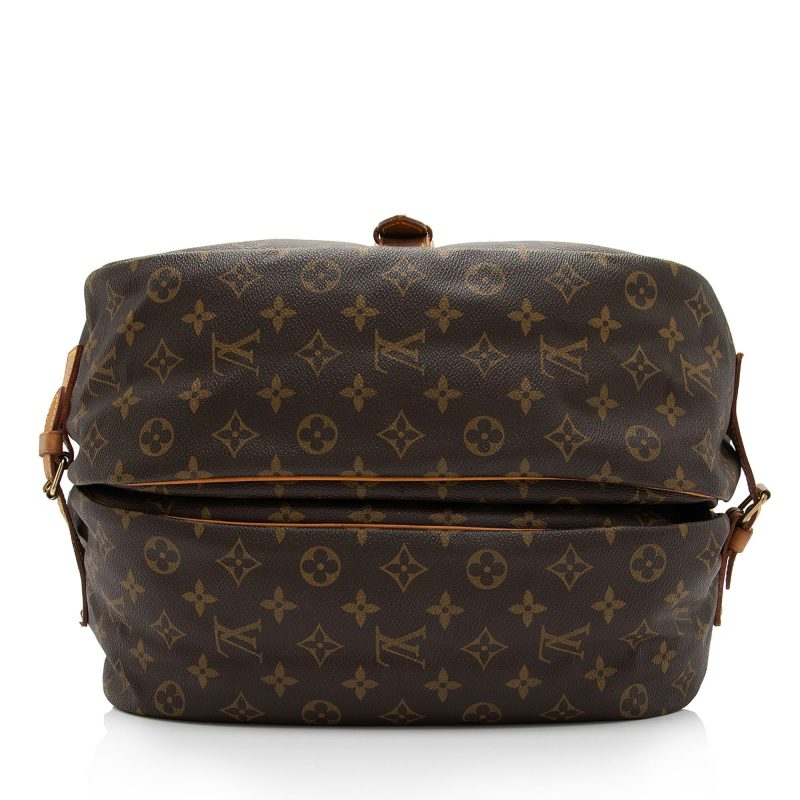 Louis Vuitton Vintage Monogram Canvas Saumur 35 Messenger Bag (SHF-523WYh) - Image 3