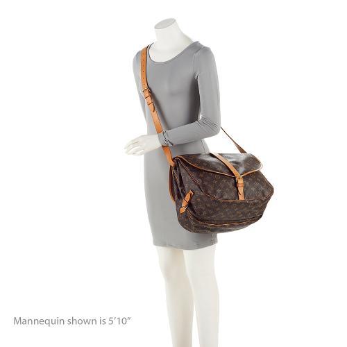Louis Vuitton Vintage Monogram Canvas Saumur 35 Messenger Bag (SHF-sIW7oS) - Image 4