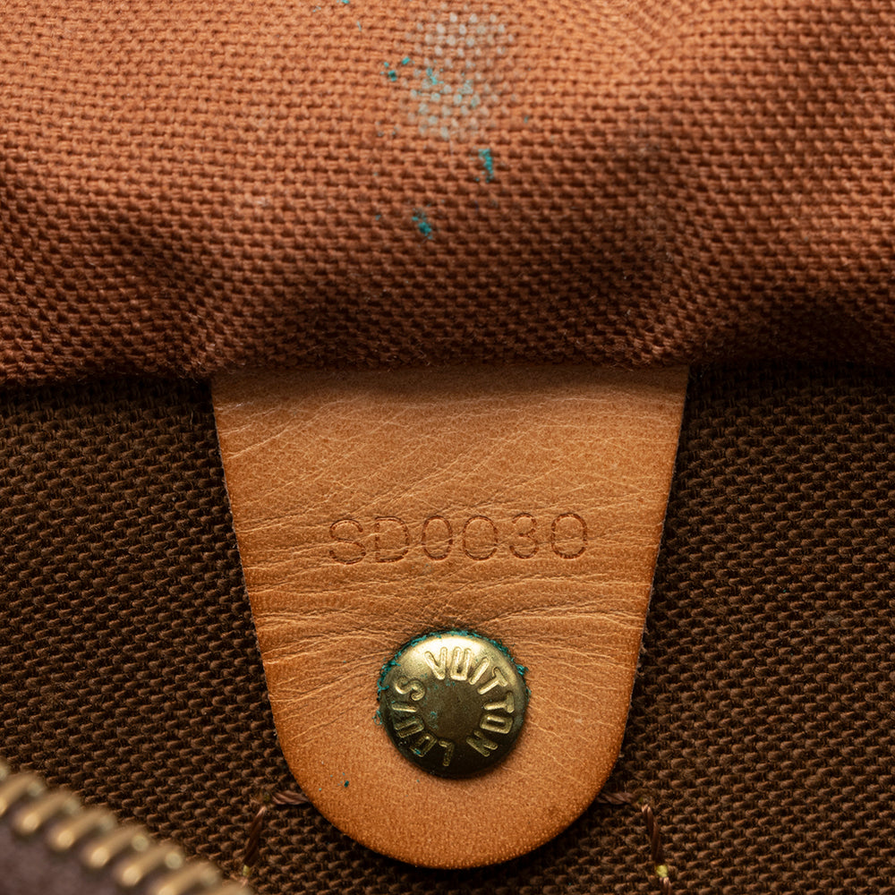 Louis Vuitton Vintage Monogram Canvas Speedy 25 Satchel (SHF-17555) - Image 5
