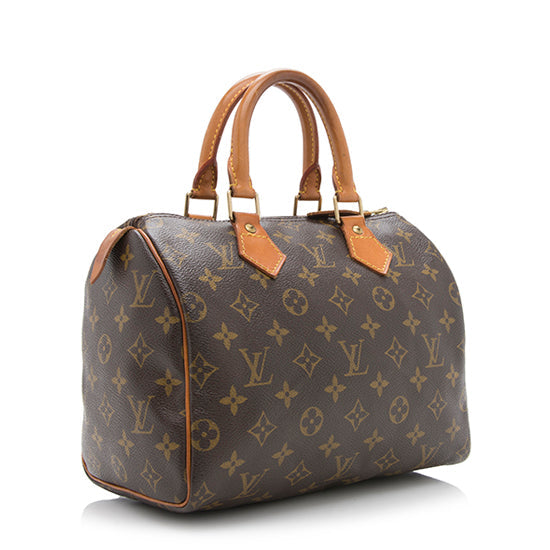 Louis Vuitton Vintage Monogram Canvas Speedy 25 Satchel (SHF-BMdwOf)