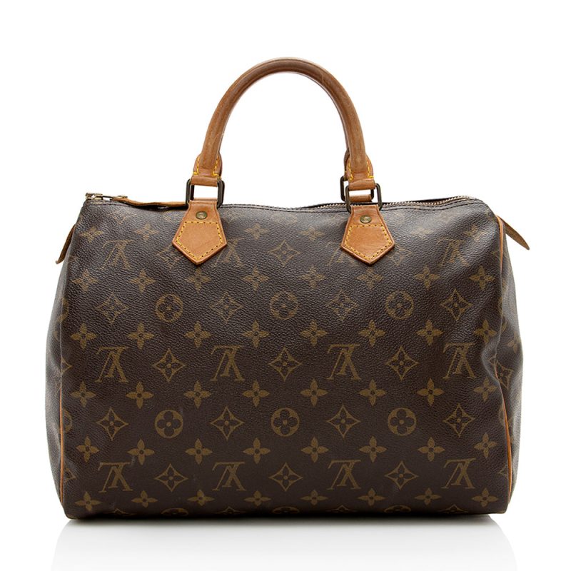 Louis Vuitton Vintage Monogram Canvas Speedy 30 Satchel (SHF-16597) - Image 2