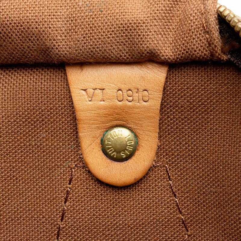 Louis Vuitton Vintage Monogram Canvas Speedy 30 Satchel (SHF-16597) - Image 5