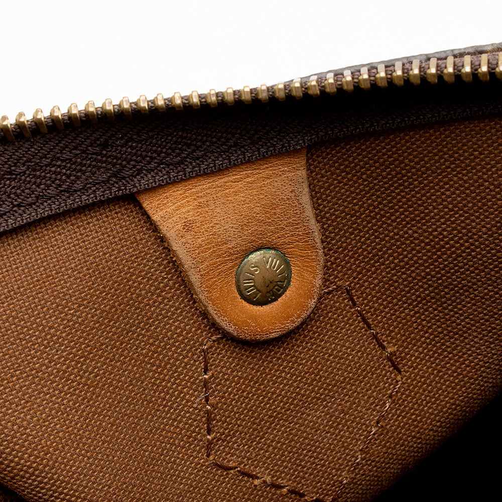 Louis Vuitton Vintage Monogram Canvas Speedy 30 Satchel (SHF-16597) - Image 9