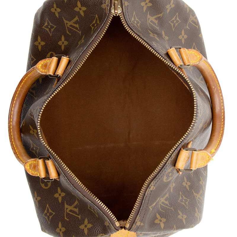 Louis Vuitton Vintage Monogram Canvas Speedy 30 Satchel (SHF-16597) - Image 6