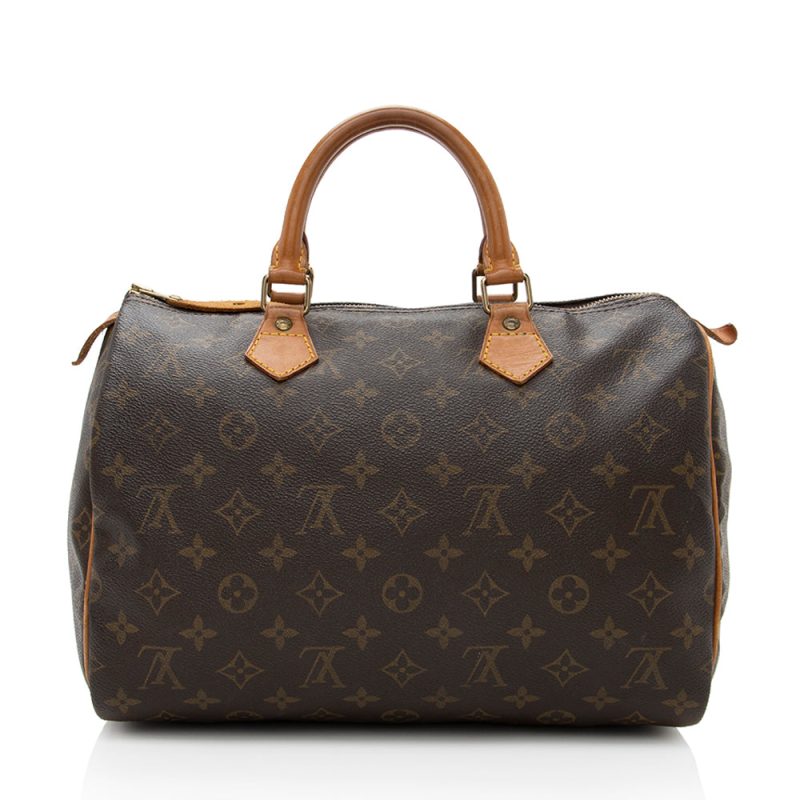 Louis Vuitton Vintage Monogram Canvas Speedy 30 Satchel (SHF-18388) - Image 2