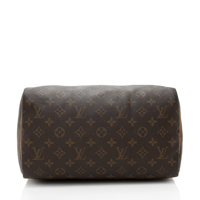 Louis Vuitton Vintage Monogram Canvas Speedy 30 Satchel (SHF-18388) - Image 3