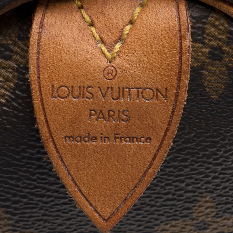 Louis Vuitton Vintage Monogram Canvas Speedy 30 Satchel (SHF-21508) - Image 7