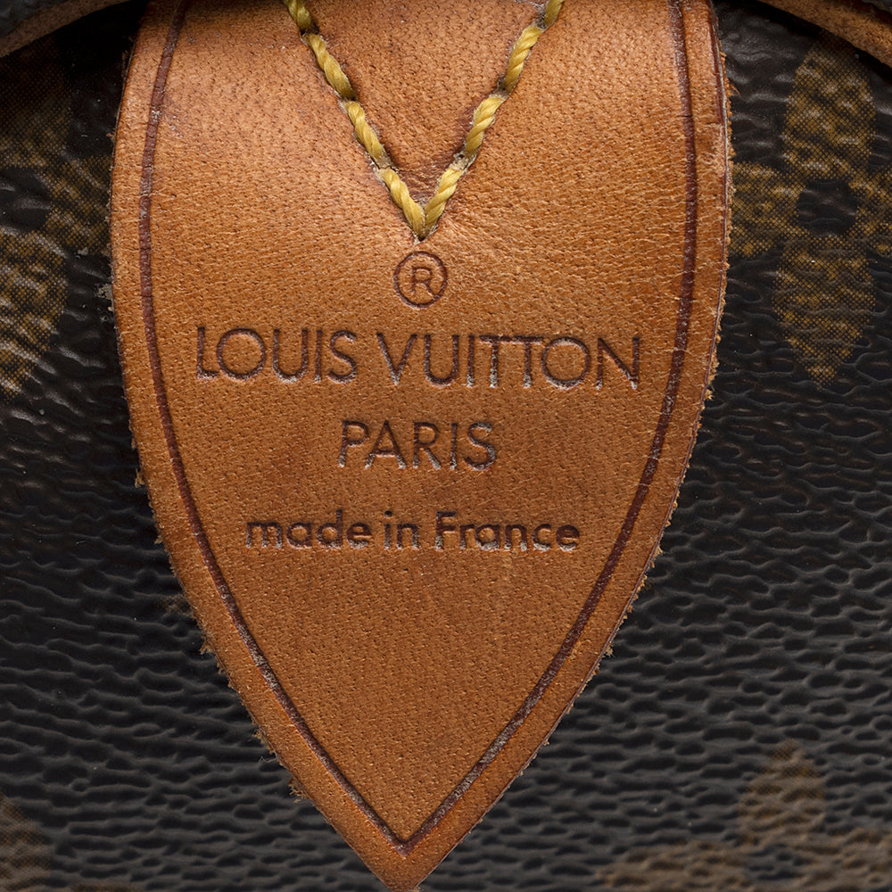 Louis Vuitton Vintage Monogram Canvas Speedy 30 Satchel (SHF-21508) - Image 7