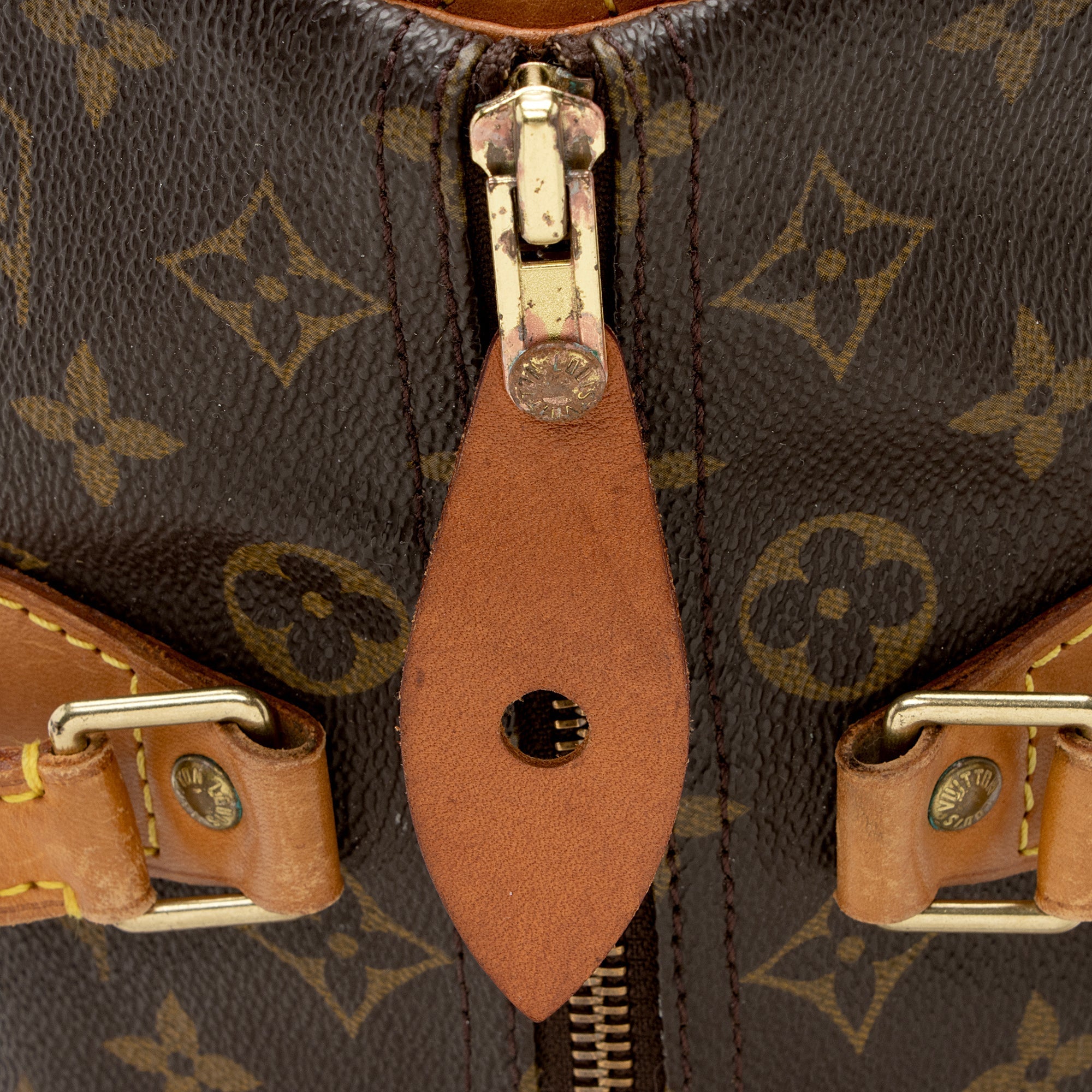 Louis Vuitton Vintage Monogram Canvas Speedy 30 Satchel (SHF-22320) - Image 8