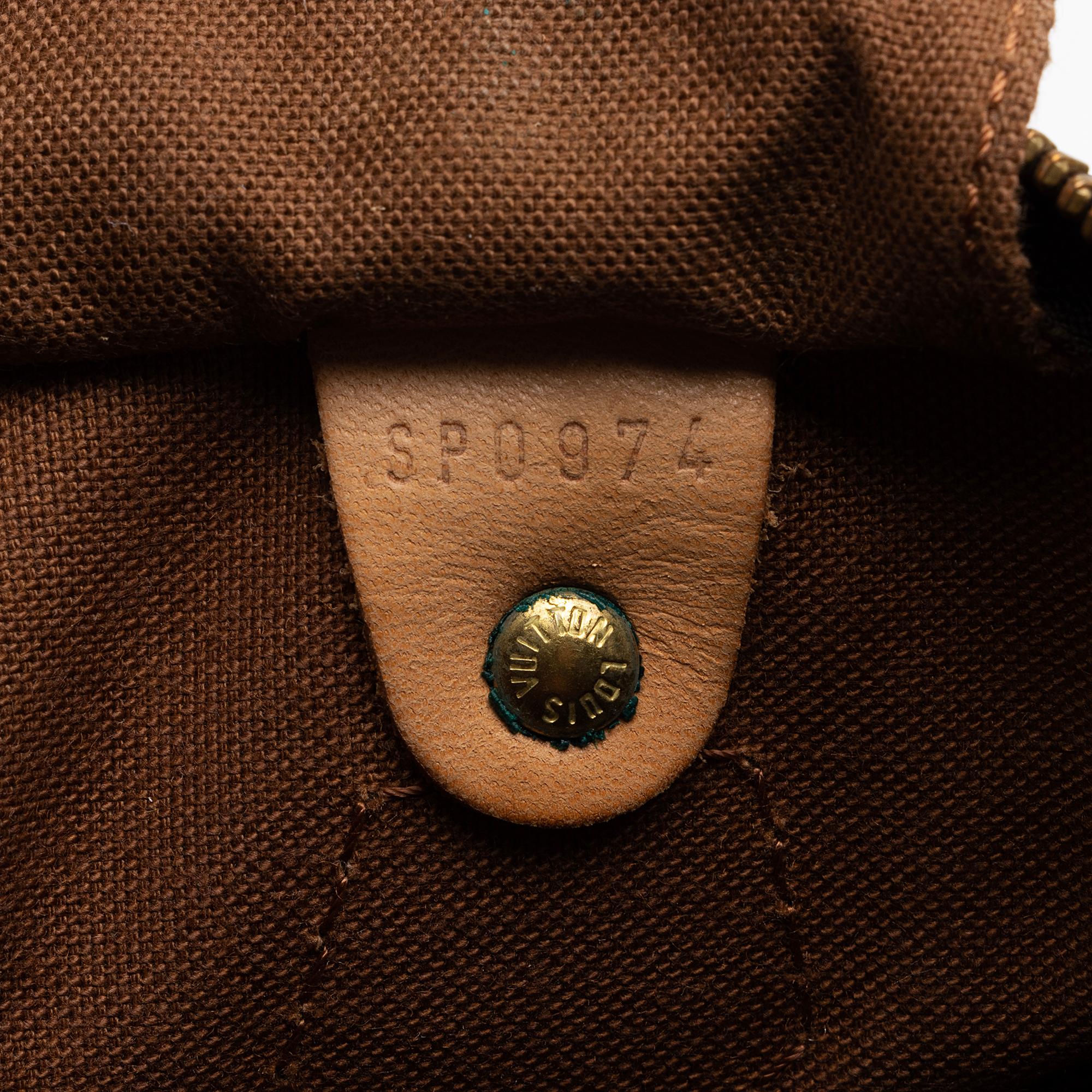 Louis Vuitton Vintage Monogram Canvas Speedy 30 Satchel (SHF-XzGN1T) - Image 5