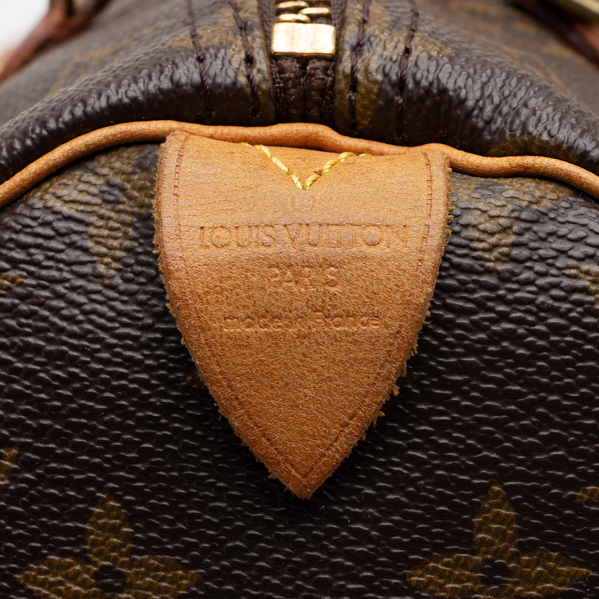 Louis Vuitton Vintage Monogram Canvas Speedy 30 Satchel (SHF-XzGN1T) - Image 7