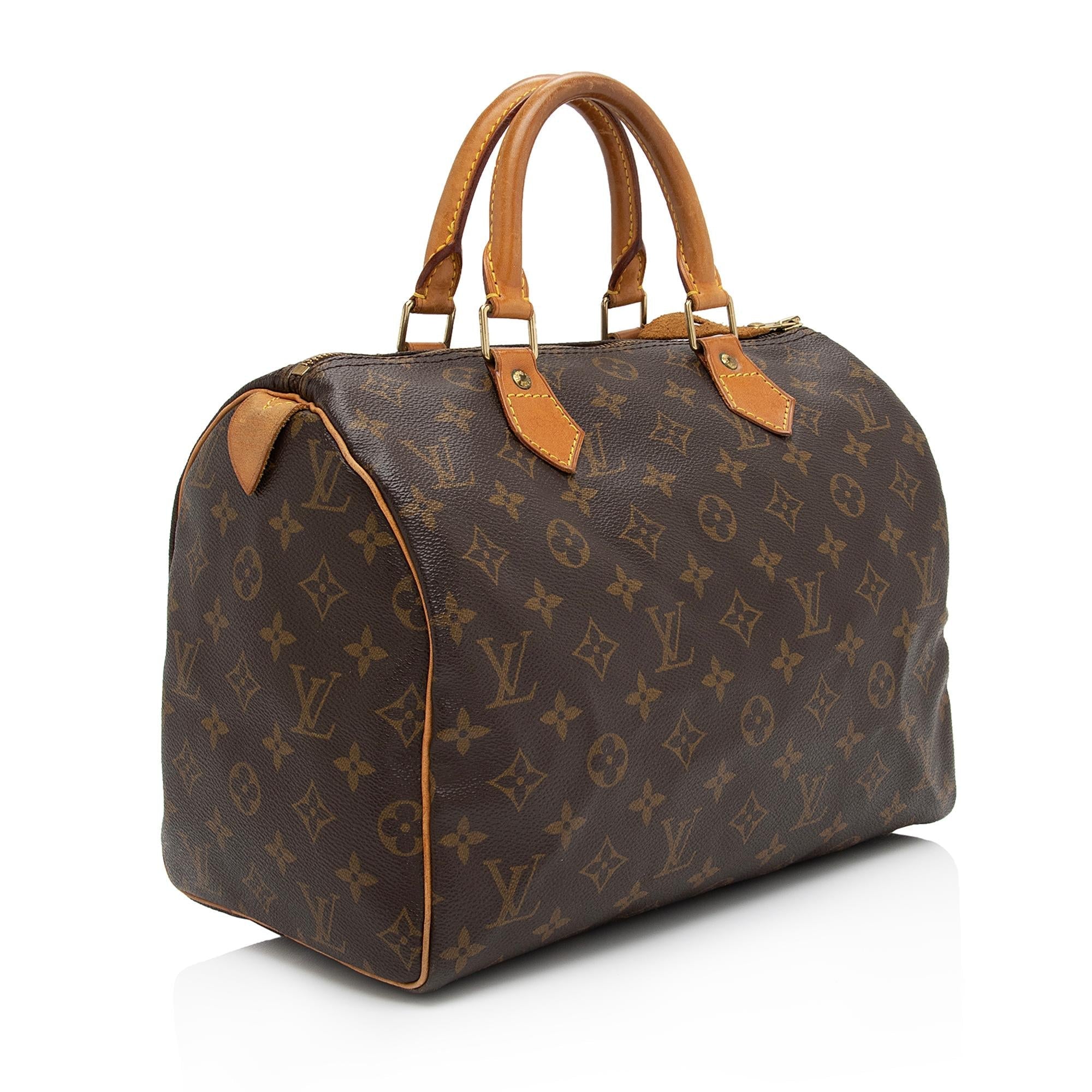 Louis Vuitton Vintage Monogram Canvas Speedy 30 Satchel (SHF-XzGN1T)