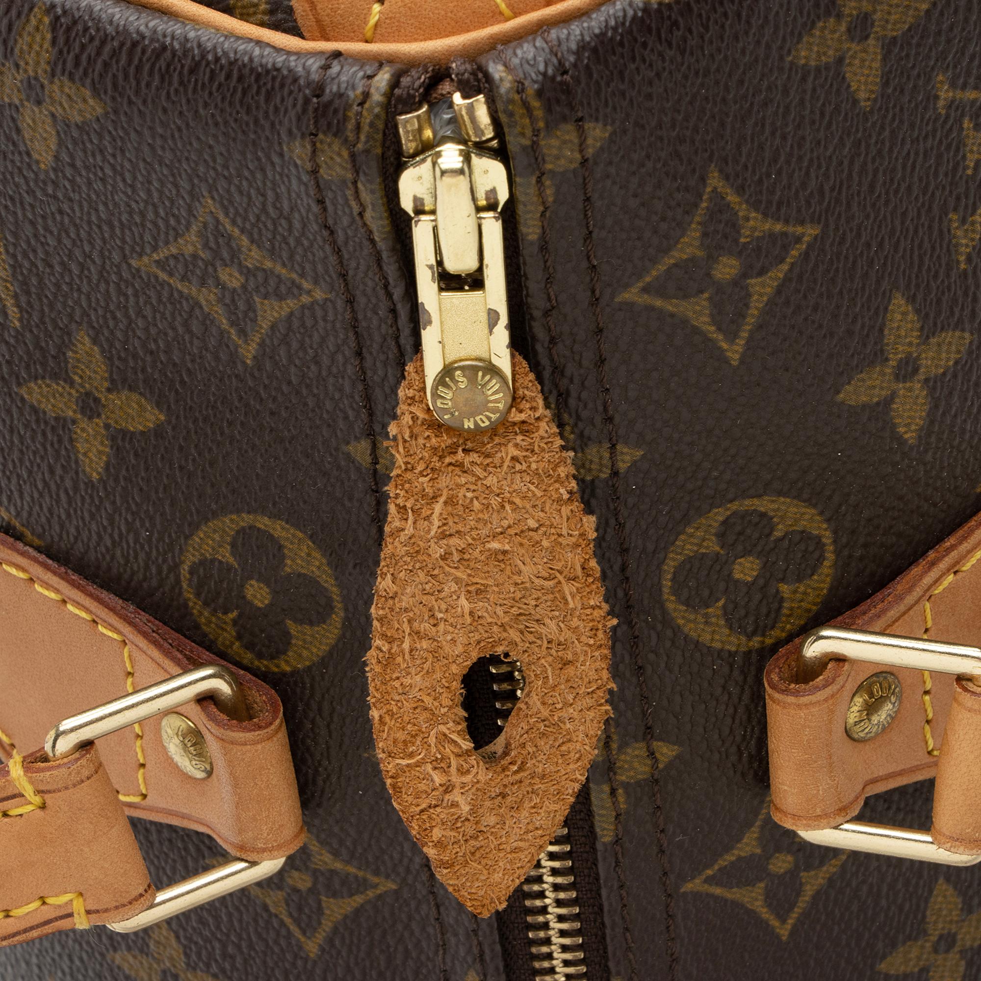 Louis Vuitton Vintage Monogram Canvas Speedy 30 Satchel (SHF-gWwiX8) - Image 8